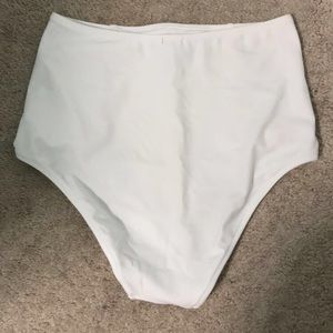 aerie Swim - Aerie White High Waisted Swim bottoms aerie Swim - Aerie White High Waisted Swim bottoms